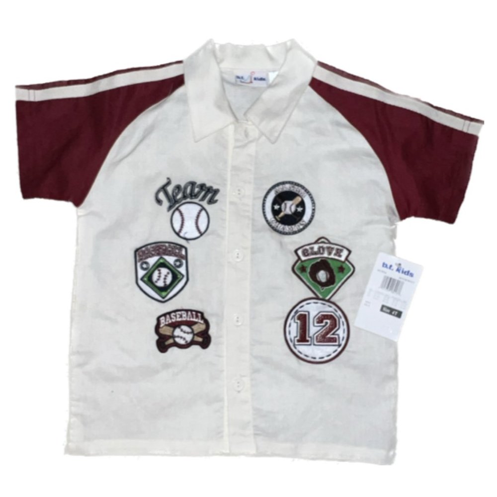 BT Kids Vintage Baseball Shirt, NWT, 4T